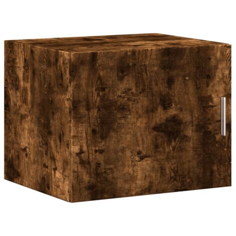 Armoire murale chêne fumé 50x42,5x40 cm bois d'ingénierie vidaXL