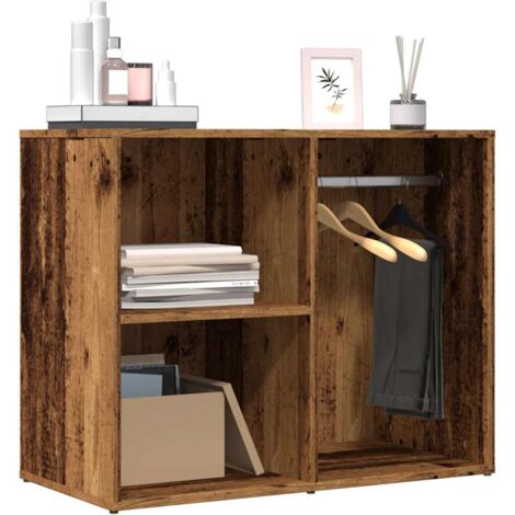 vidaXL Dressing Cabinet Old Wood 80x40x65 cm Engineered Wood