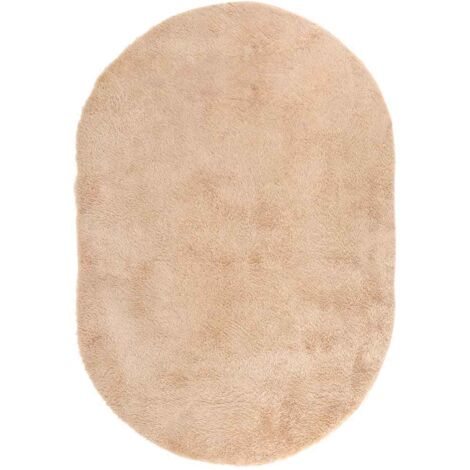 vidaXL Tapis Shaggy à poils longs NAVARRA beige 300x200 cm polyester (1/5)
