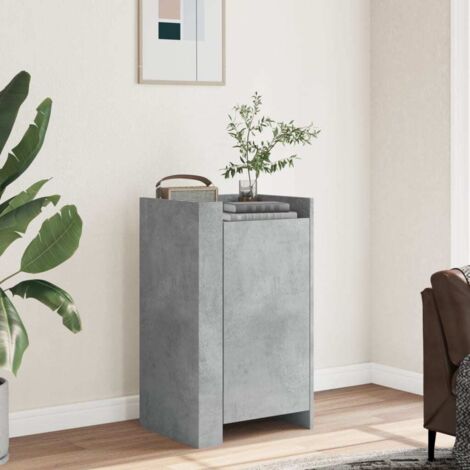 vidaXL Buffet gris béton 45x35x75 cm Bois d'ingénierie (1/5)