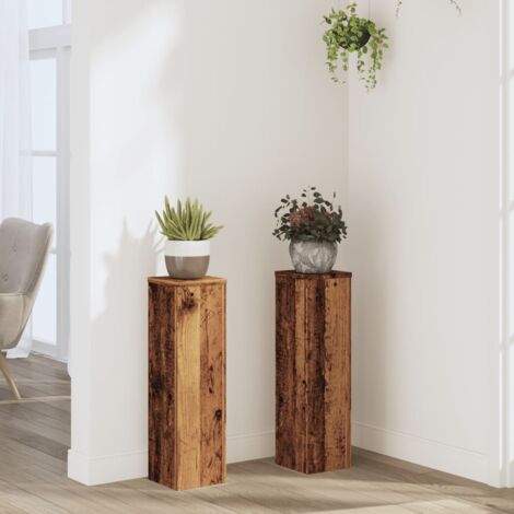 Vidaxl – Supports pour plantes 2 pcs en bois d'ingénierie – Surface lisse résistante à l'humidité – Design minimaliste pour intérieur moderne (1/5)