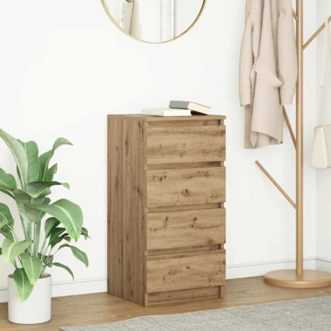 vidaXL Sideboard Artisan Oak 37,5x35x76 cm Engineered Wood