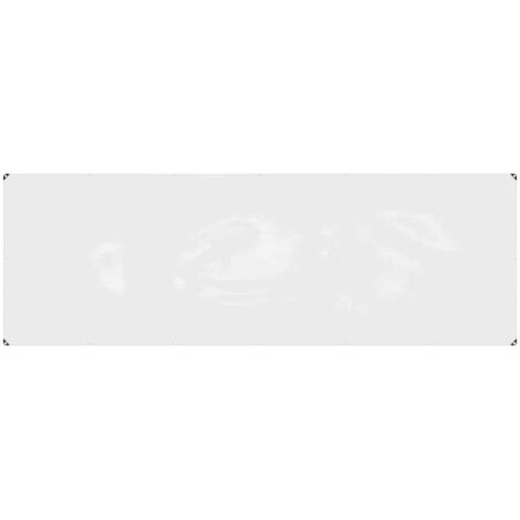 vidaXL Clear Tarpaulin with Eyelets 1x3 m PVC