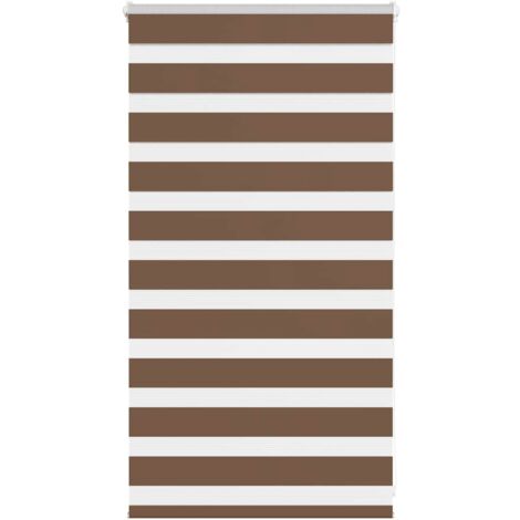 vidaXL Store zèbre marron 80x100 cm largeur du tissu 75,9 cm polyester