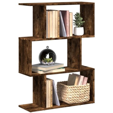 vidaXL Étagère séparatrice de pièce chêne fumé 70x24x97 cm
