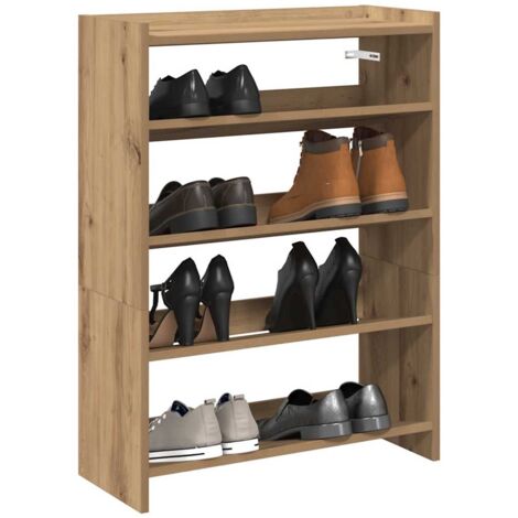 vidaXL Étagère à chaussures chêne artisanal bois d'ingénierie