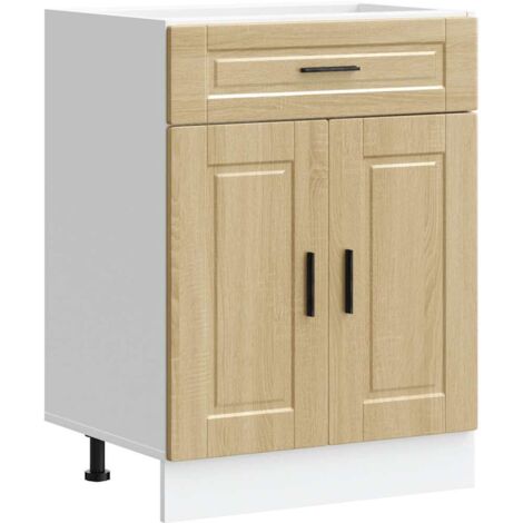 vidaXL Armoire de cuisine Porto chêne sonoma bois d'ingénierie