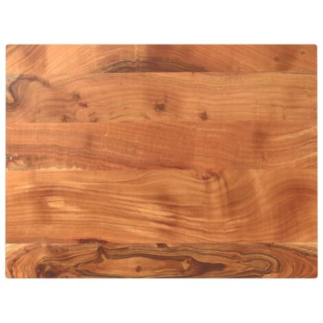 Dessus de table 70x60x3,8 cm rectangulaire bois massif d'acacia vidaXL
