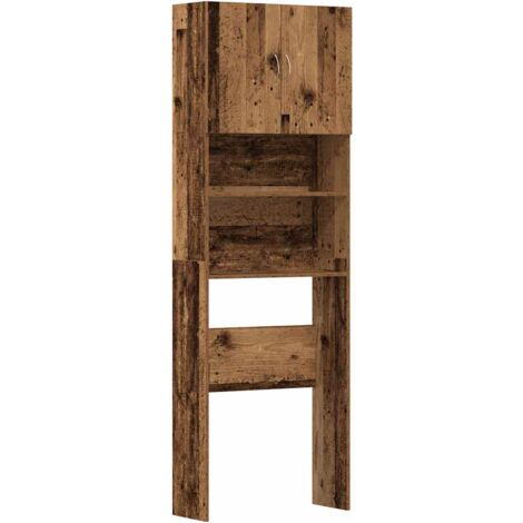 vidaXL Meuble de machine à laver vieux bois bois d'ingénierie