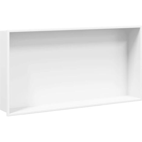 Niche de douche doré brossé 32x32x9 cm acier inoxydable