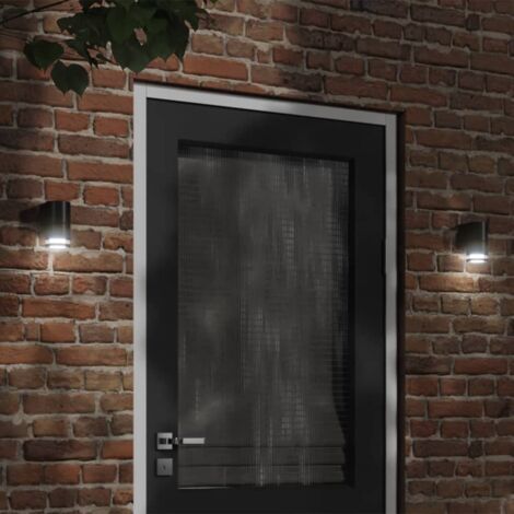 vidaXL Outdoor Wall Light Black Die-cast Aluminium (1/5)