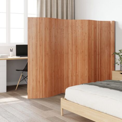 Cloison de séparation naturel 165x600 cm bambou vidaXL