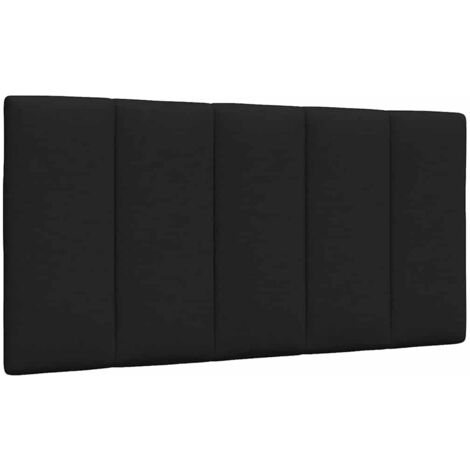 Coussin de tête de lit Hanko noir 100 cm tissu vidaXL