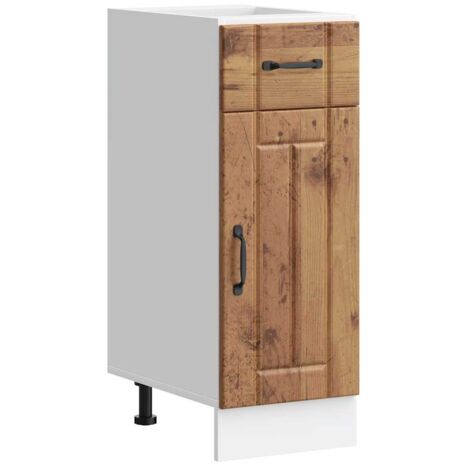 vidaXL Kitchen Base Cabinet "Lucca" Old Wood Engineered Wood (1/5)