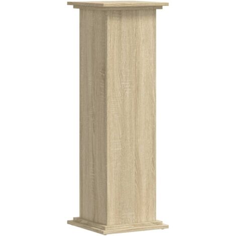vidaXL Support pour plantes chêne sonoma 33x33x100cm bois d'ingénierie