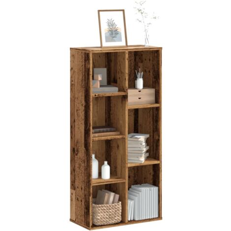 Bibliothèque vieux bois 50x25x105 cm bois d'ingénierie vidaXL