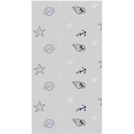 vidaXL Store enrouleur de douche 130x240 cm largeur du tissu 126 cm