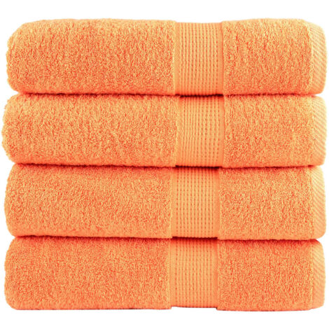vidaXL Serviettes de bain de qualité supérieure SOLUND 4 pcs 600g/m² (1/5)