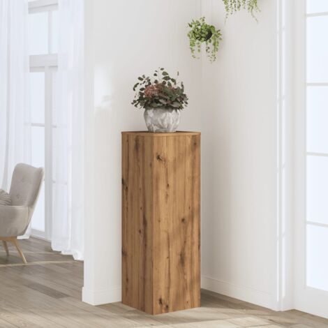 Vidaxl – Support pour plantes 33x33x100 cm en bois d'ingénierie – Design minimaliste – Capacité de charge 50 kg – Pour intérieur