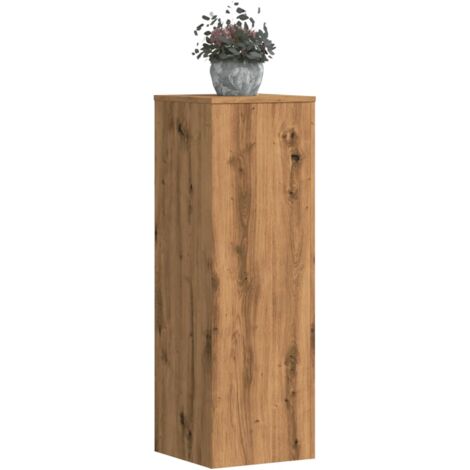 Supports pour plantes 2 pcs chêne artisanal bois d'ingénierie vidaXL