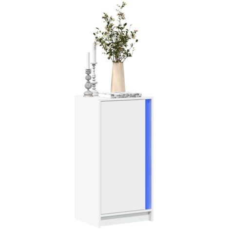 Vidaxl – Buffet moderne avec éclairage LED – Dimensions 42,5x34x85 cm – Bois d'ingénierie résistant à l'humidité – Capacité 50 kg (1/5)
