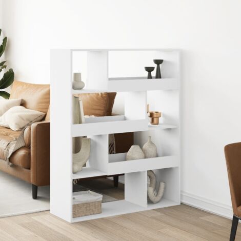vidaXL Cloison de séparation blanc 100x33x125,5 cm bois