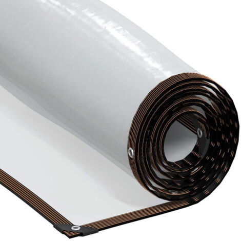 Bâche transparente avec œillets 1x5 m polyéthylène vidaXL (1/5)
