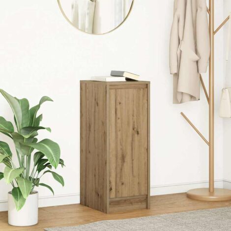 vidaXL Buffet chêne artisanal 29,5x34x76 cm bois d'ingénierie