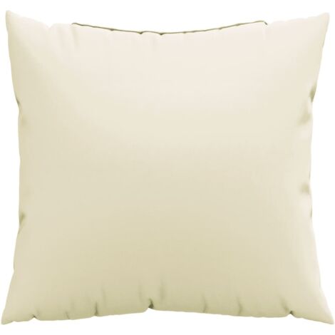 Coussins de canapé lot de 4 crème 60x60 cm tissu vidaXL