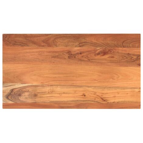 vidaXL Dessus de table 120x50x2,5cm rectangulaire bois massif d'acacia (1/6)