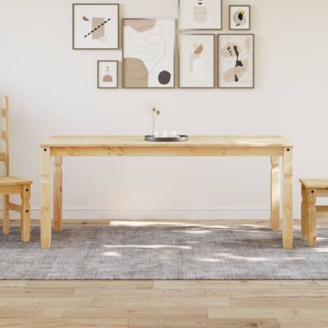 vidaXL Table à manger Corona 180x90x75 cm bois massif de pin (1/5)