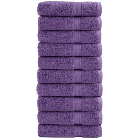 vidaXL Serviettes de bain de qualité supérieure SOLUND 10 pcs 600g/m²