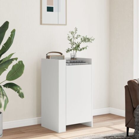 Vidaxl – Buffet blanc 45x35x75 cm en bois d'ingénierie – Design minimaliste – Grand espace de rangement – Résistant à l'humidité (1/6)