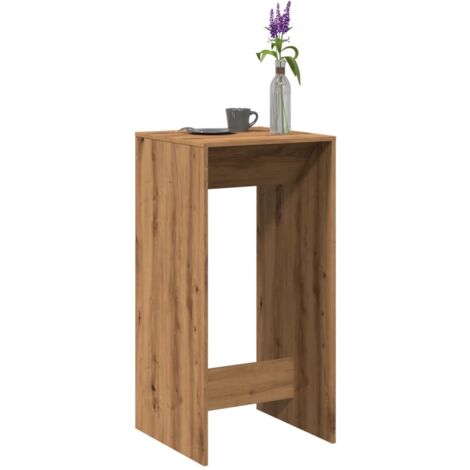vidaXL Table de bar chêne artisanal 51x50x103,5 cm bois d'ingénierie