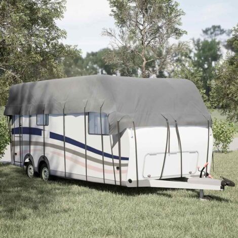 vidaXL Housse de toit de caravane gris 700x300 cm tissu non tissé (1/5)