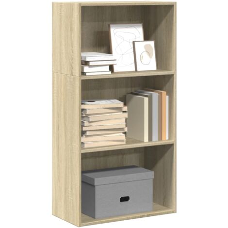 Bibliothèque chêne sonoma 60x30x114 cm bois d'ingénierie vidaXL