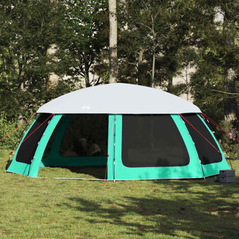 vidaXL Pool Tent with Removable Fly & Mesh Walls Sea Green 690x690 cm