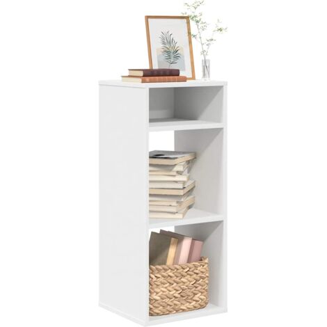 vidaXL Book Cabinet White 34x31x80 cm Engineered Wood
