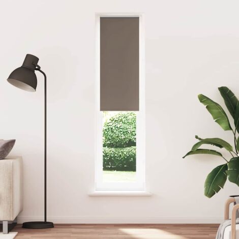 Store enrouleur occultant café 60x210cm largeur du tissu 55,7cm vidaXL