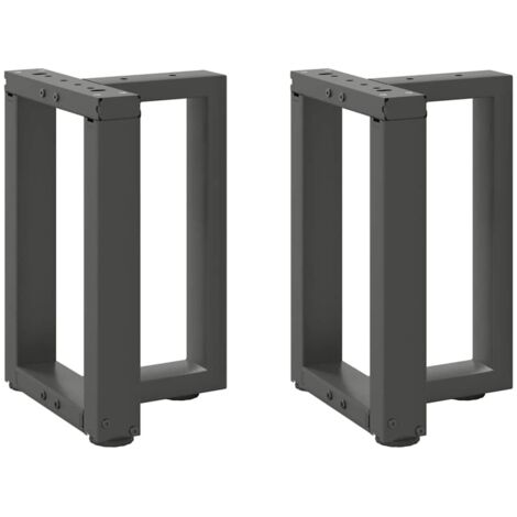 Pieds de table basse forme de T 2pcs anthracite 38x25x(42-43)cm vidaXL148121