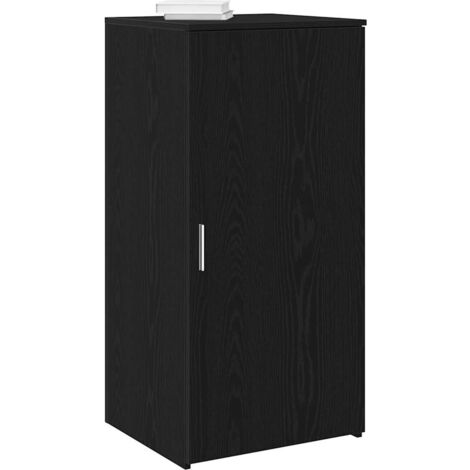 Armoire de rangement Noir 50x45x103,5 cm Bois d'ingénierie vidaXL (1/5)