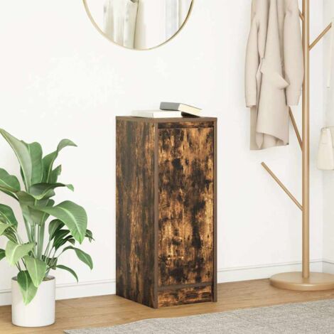 vidaXL Sideboard Smoked Oak 29,5x34x76 cm Engineered Wood