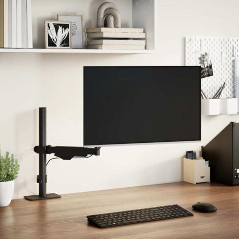 vidaXL Bras pour moniteur unique 27 pouces max ressort à gaz 10 kg