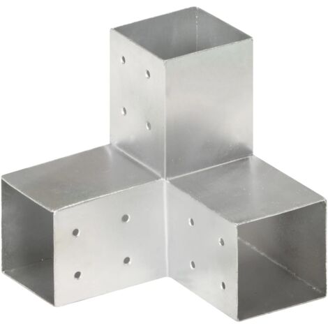Connecteur de poteau Forme en Y Métal galvanisé 81x81 mm vidaXL