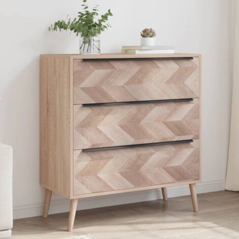 Finori Commode Lusk 03A chĂŞne sonoma 80x38,5x87 cm (1/5)
