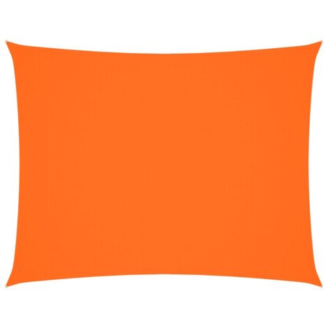 Voile de parasol tissu oxford rectangulaire 2x3 m orange vidaXL