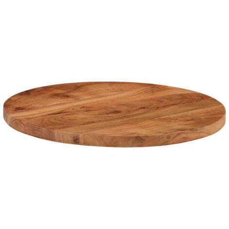 vidaXL Dessus de table Ø40x3,8 cm rond bois massif d'acacia