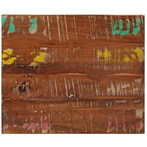 Dessus de table 60x50x2,5 cm rectangulaire bois massif récupéré vidaXL