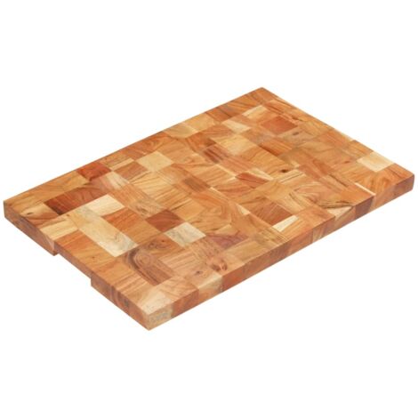 Planche à découper 60x40x3,8 cm Bois d'acacia massif vidaXL