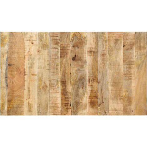 vidaXL Tête de lit 140 cm bois de manguier brut massif